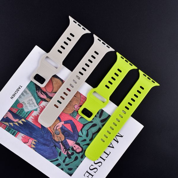 Solid Color Silicone Strap For Smartwatches | OEM/ODM - China Wholesaler SHX