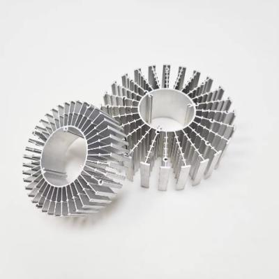 T Profile Custom Aluminum Radiator Black Or Customized Round Aluminum Heat Sink