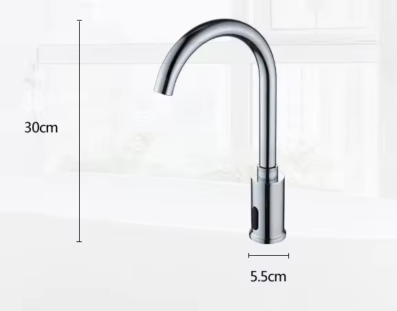 Smart Sensor Kitchen Faucet with Lizhen Touchless Technology and 304 Stainless Steel