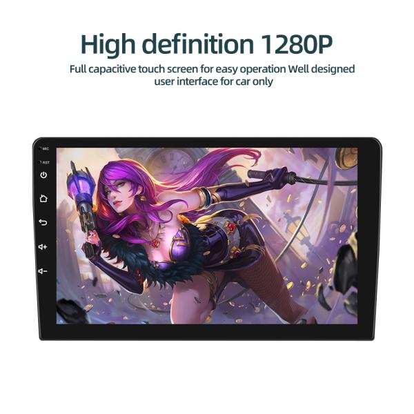 1 Din IPS 1280X720 Android мультимедийный видео сенсорный экран для Toyota/Nissan/Hyundai/Honda