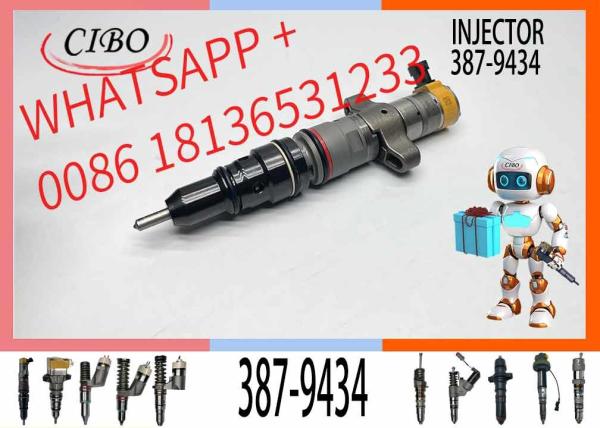Combustível Kit Injetor Nozzle 10R7222 254-4339 387-9434 de Engine Parts C9 da máquina escavadora