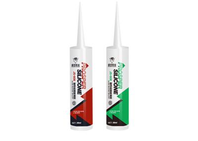 Acetic Glass And Glazing Acetic Silicone Sealant Clear White Grey Black Color
