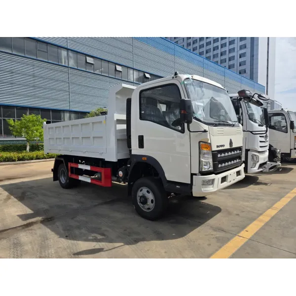 Reliable Haowo 4WD Dump Truck with 5t Loading Power