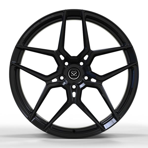 Ss1057 21x13 J Gloss Black 1 Pc Forged Alloy Wheels For Lamborghini Aventador 2016 5x112 5x120