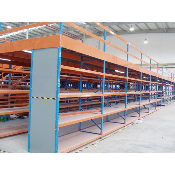 Double Storey Warehouse Pallet Rack Mezzanine , Cargo Stock Heavy Duty Shelving