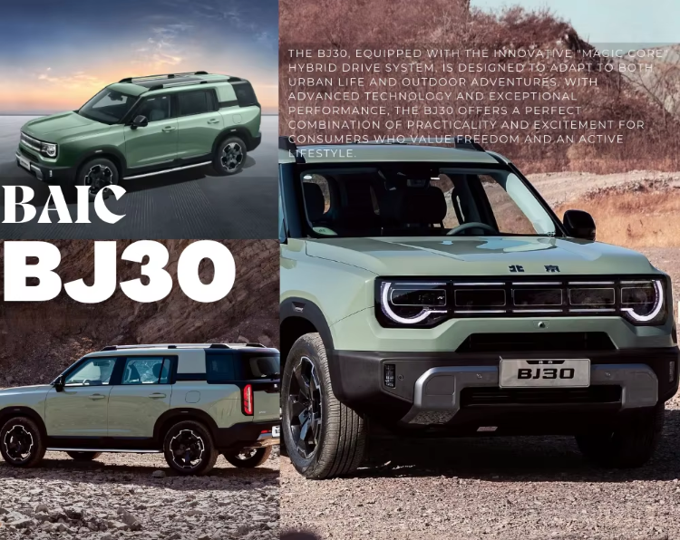 Baic BJ30 Super Hybrid Off Road 1.5T AWD 360 Camera 5 Doors SUV