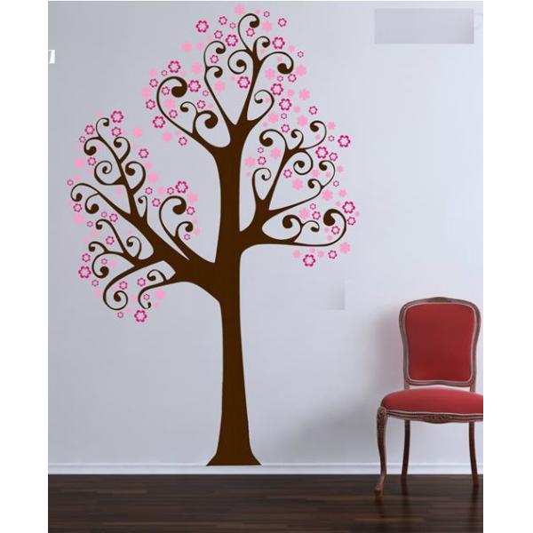Designer Wall Flower Stickers G186 / Decorative Wall Stickers