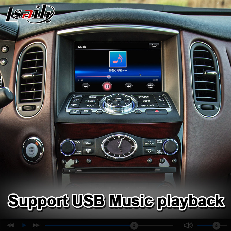 Lsailt Infiniti Carplay Box, интерфейс GPS-навигации Android для QX50 с беспроводным управлением Android Auto