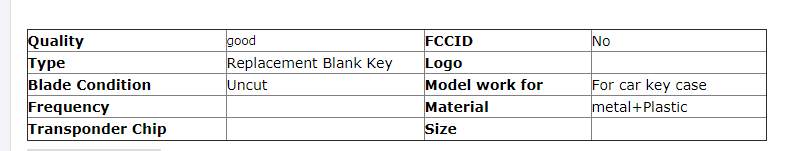3 Buttons 433MHZ ID46 Chip Fob Remote Car Key Under CE0536