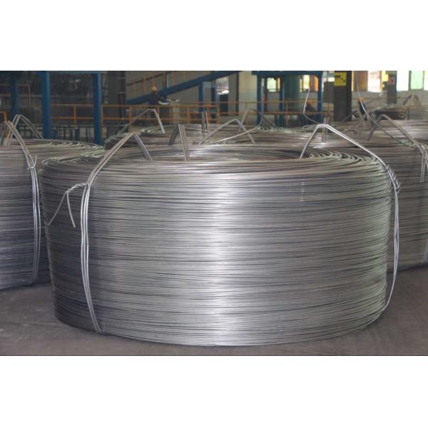 99,5% estándar de Al Aluminum Wire Rod ASTM B 233 de la pureza para el uso del cable