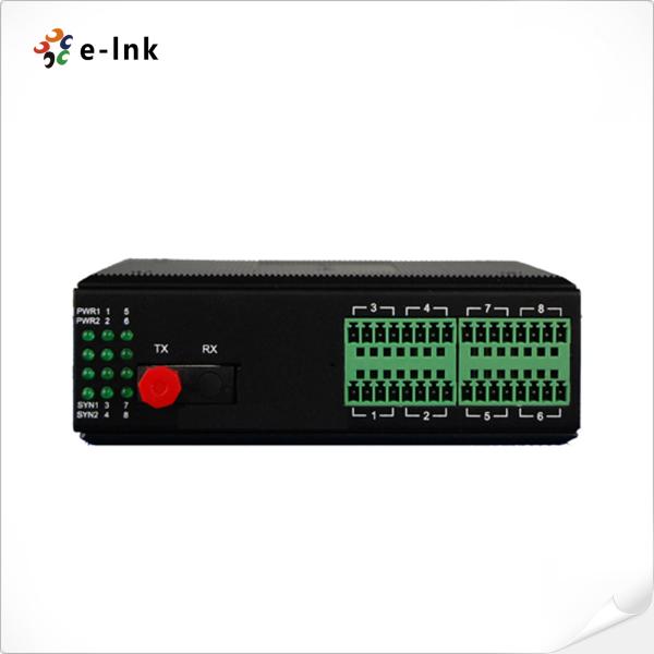 Industrial 1~4Ch RS232/RS422/RS485 Serial Fiber Media Converter
