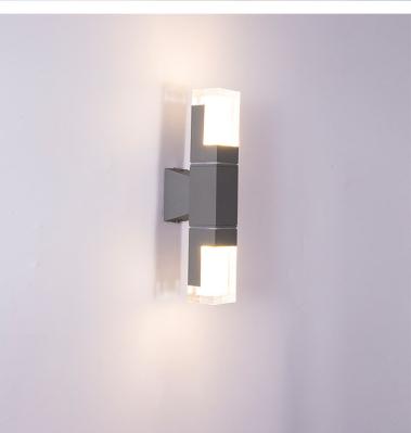 Nordic waterproof surface wall lamp modern minimalist led building lamp outside garden wall light