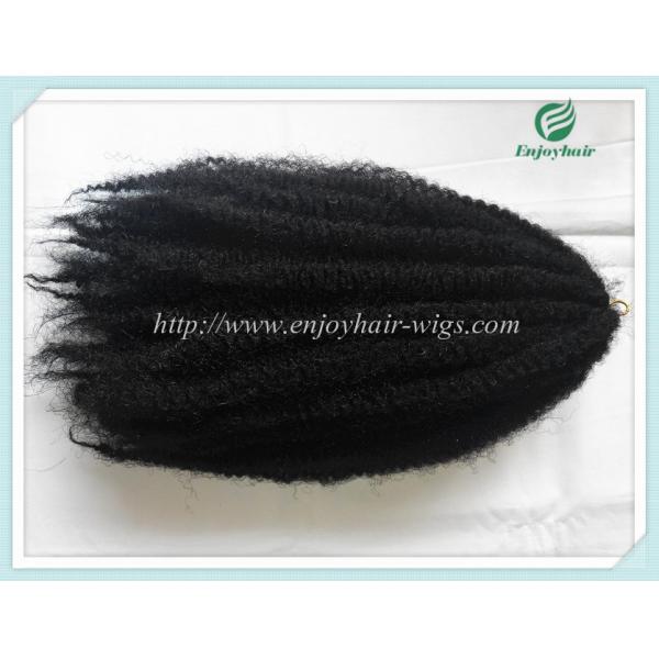 Japanese kanekalon synthetic mary braid hair extension afro kinky hair1#color  16''-22''.