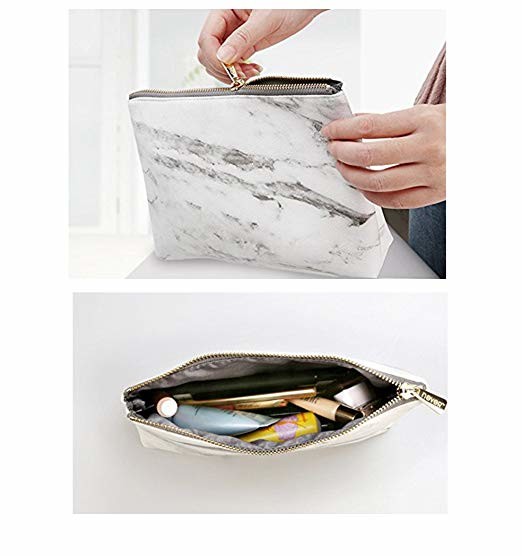 Portable Cosmetic Organizer Bag PU Leather Makeup Pouch Promotion Items