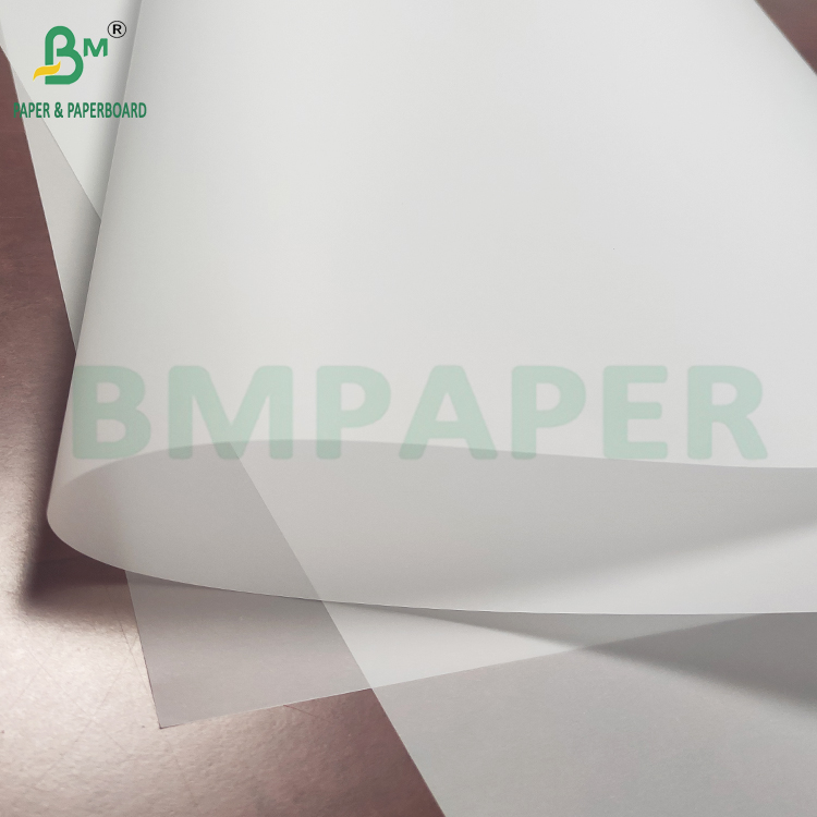 White Translucent Pattern Paper 83gsm Tracing Paper Roll 18 inch x 50 yards Белая прозрачная бумага 83 грамм прозрачная бумага 18 дюймов х 50 ярдов