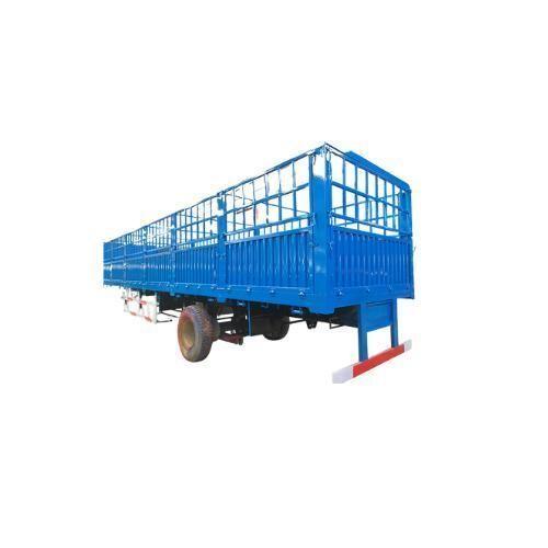 High Side Wall Stake Style Animal Transport Fence Cargo Semi Trailer With Air Suspension