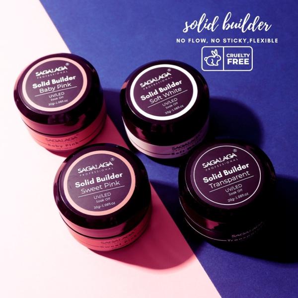 Customization Builder Solid Gel Hard Gel Nail Extension Builder for Manicure Long Lasting Gel Polish
