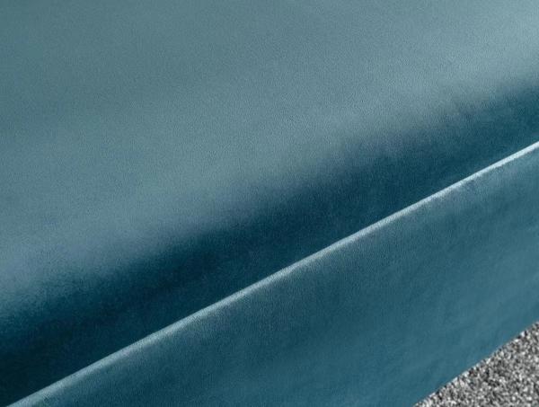Upholstered Blue Living Room Storage Ottoman Practical For Home Office