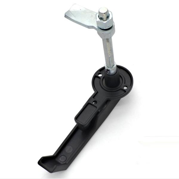 Plastic Free Hanging Push Lock Door Handle Zinc Alloy Carbon Steel