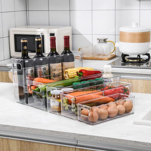 Eco Vegetable Storage Containers Refrigerator Plastic Kitchen Organizer