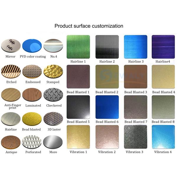 Лист нержавеющей стали 201 316L финиша зеркала 8K декоративный для внутреннего художественного оформления