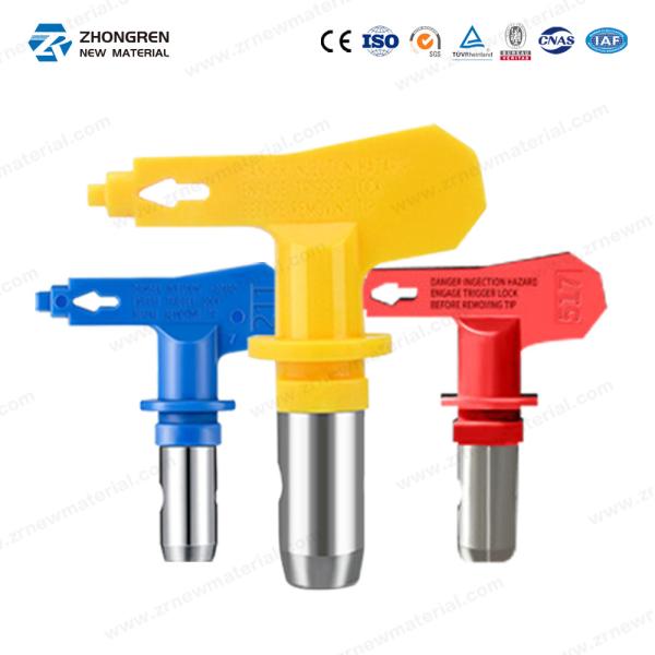 High Pressure Airless Sprayer Nozzle Uniform Paint Atomization For Multi Brand Equipment