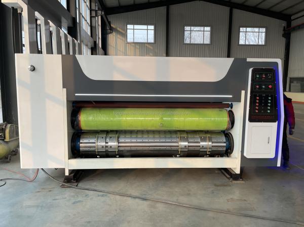 Automatic 3 Color Printing Die Cutting Machine For Corrugated Cardboard