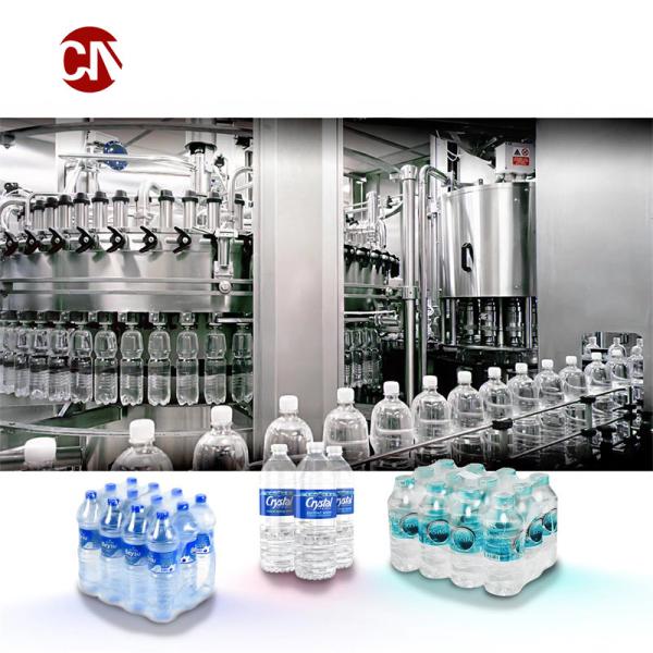 Mineral Water Plant / Bottle Drink Production Line Complete with 3 in 1 Full Automatic