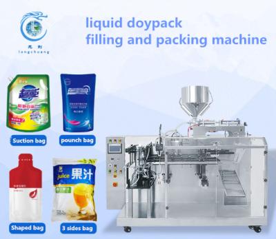O feijão de soja de pé da máquina de embalagem do malote do iogurte ordenha a máquina de Juice Zipper Bag Automatic Packaging do fruto da máquina de embalagem