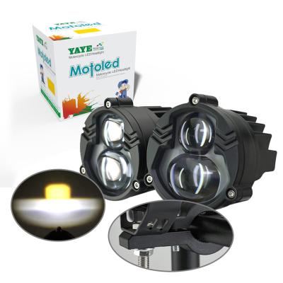 3570CSP Fonte luminosa YAYE Exploradoras Projector a laser de motocicleta Lente em branco/amarelo