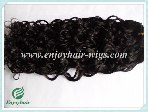 Malaysian 5A virgin remy hair weave ,natural color(can be dye) curly 10''-26''