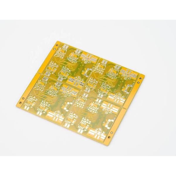 Yellow Lead Free PCBA SMT 6 Layer PCB Fabrication Tin Spraying Process