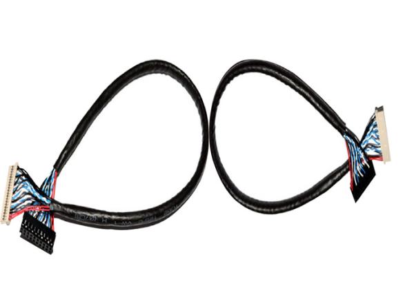 Low Frequency 20 Pins 1.0mm UL 200mm LVDS Cable