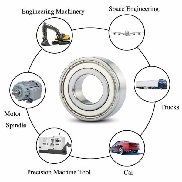 6201 ZZ Metal Shielded 6200 Series Bearing Single Row Deep Groove Ball Bearing