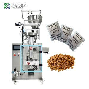 Fully Automatic Ultrasonic Cold Sealing Nonwoven Sachet Packing Machine, No Heat Burn, For Activated Carbon, Desiccant, Heating Powder, Growing Soil, PLC Intelligent Control CE Certified Stainless St
