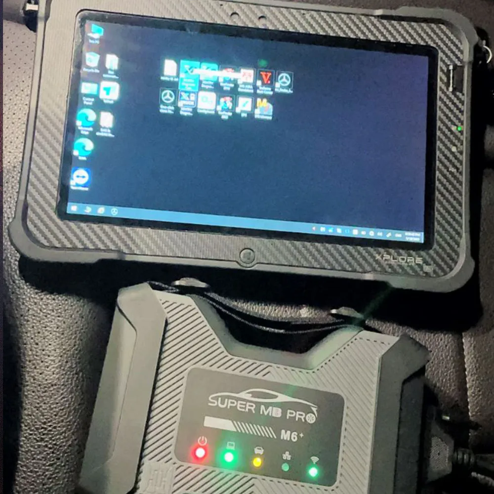 Ноутбук CFC2+Super MB Pro M6+ Диагностический инструмент Полный пакет для Benz Диагностический инструмент Поддержка для BMW Aicoder и E-SYS