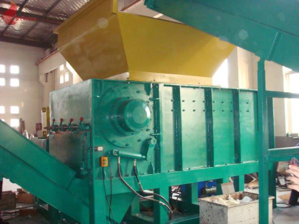 Aluminum Castings Profiles plastic waste shredding machine / single shaft shredder
