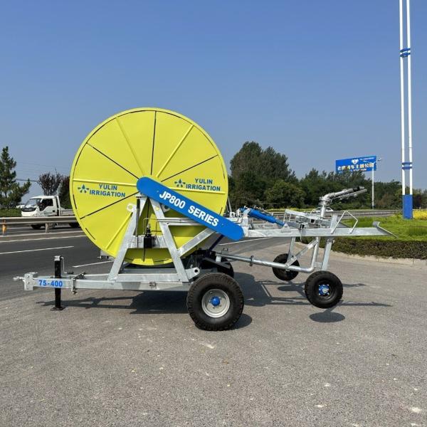 Dévidoir de tuyau vert pour équipement d'irrigation par aspersion, machines agricoles JP400