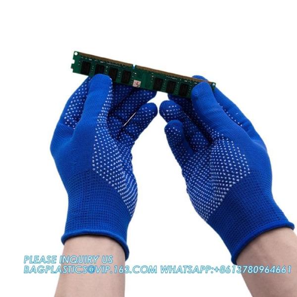 PVC Dotted Gloves PVC Dispensing glove Wear-Resistant Amd Anti-Skid Labor Protection Adhesive Gloves For Men And Women