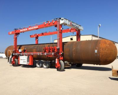 Guindastes de pórtico das peças RTG das energias eólicas no tipo de jarda, hidráulico e toda elétrico