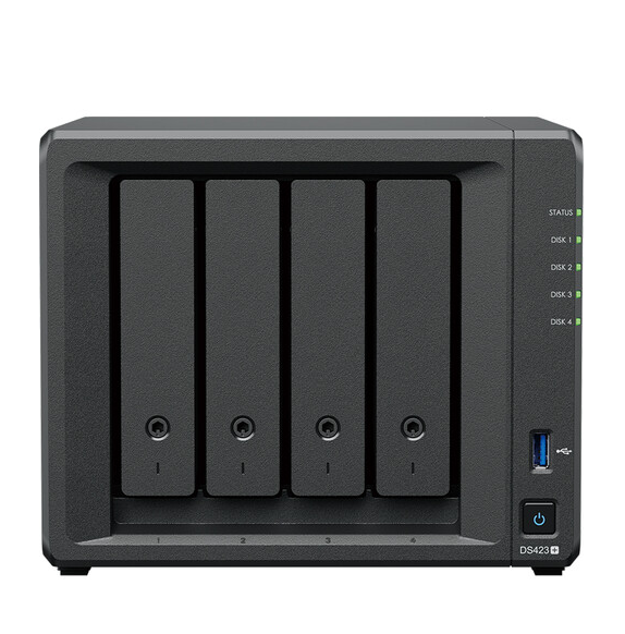 4-Bay DiskStation DS423 NAS Enclosure Servers Product with User-Friendly Interface