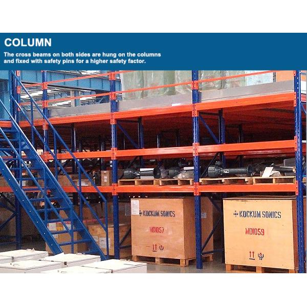 Mezzanine Floor Racking System Q235 Storage Warehouse Steel Platform