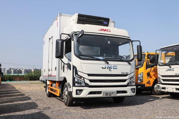 Famous Jmc Light Refrigerated Truck 4x2 Caminhão de transporte de alimentos congelados para venda