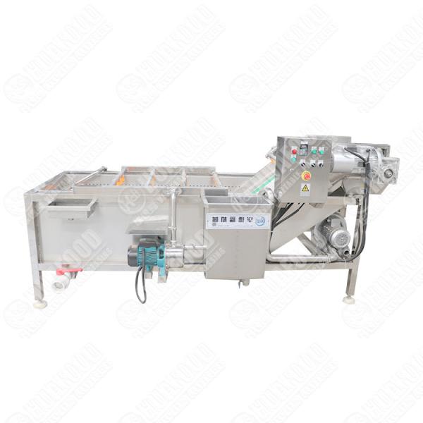 High efficient bamboo sun vegetable bubble cleaning machine New design tangerine apple pineapple grapefruit washing machine