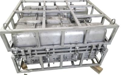 Moule de refroidissement de moule rotatif en aluminium pour les applications de rotomoulding