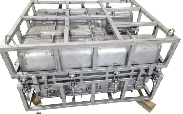 Moule de refroidissement de moule rotatif en aluminium pour les applications de rotomoulding