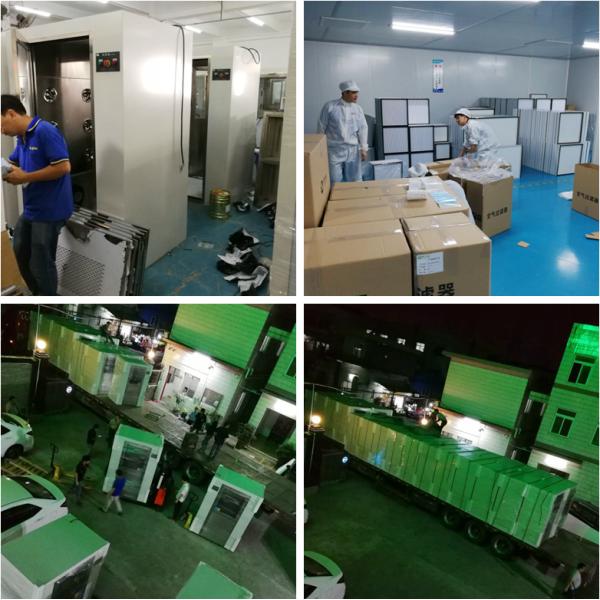 Автоматические двери чистой комнаты ливня воздуха электромагнитные блокируя для входа чистой комнаты