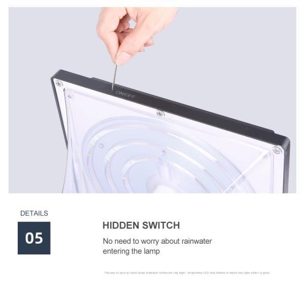 Die Cast Aluminium 30W Solar Pillar Light Garage Fence Decoration post lamp