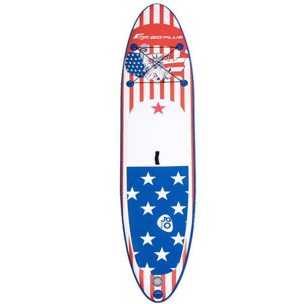 Alansma 131.9 x 30 x 6  Inflatable Stand Up Paddle Board PVC Surfboard