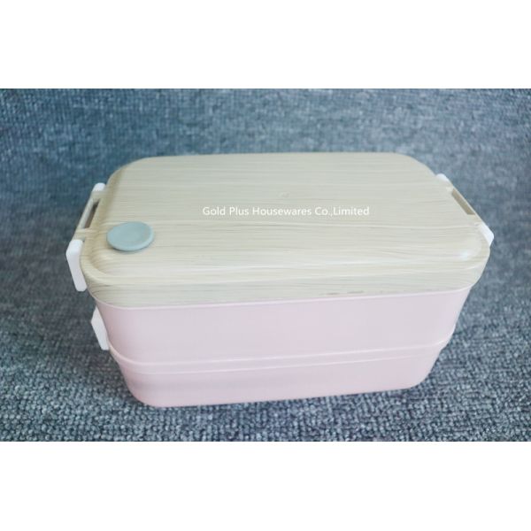 Airtight Plastic Single Wall Stainless Steel Bento Box Bpa Free